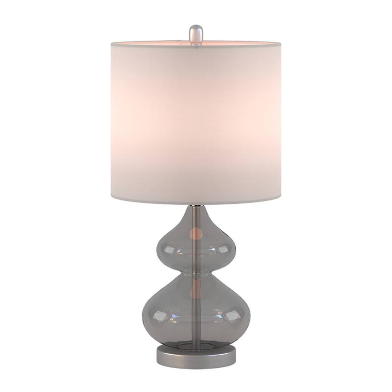 Ellipse Curved Gourd Glass Table Lamp, Set of 2