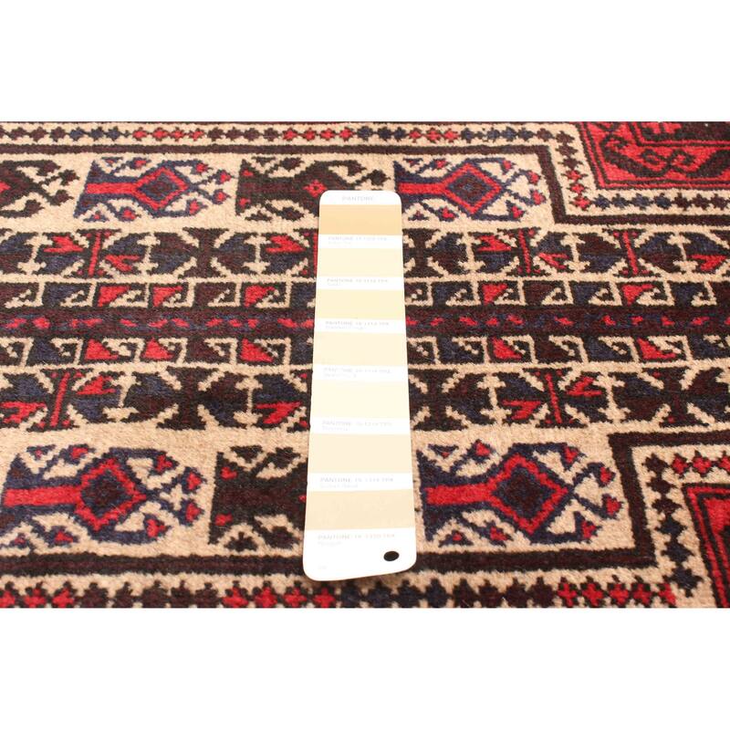 ECARPETGALLERY Hand-knotted Teimani Beige Wool Rug - 2'10 x 4'6