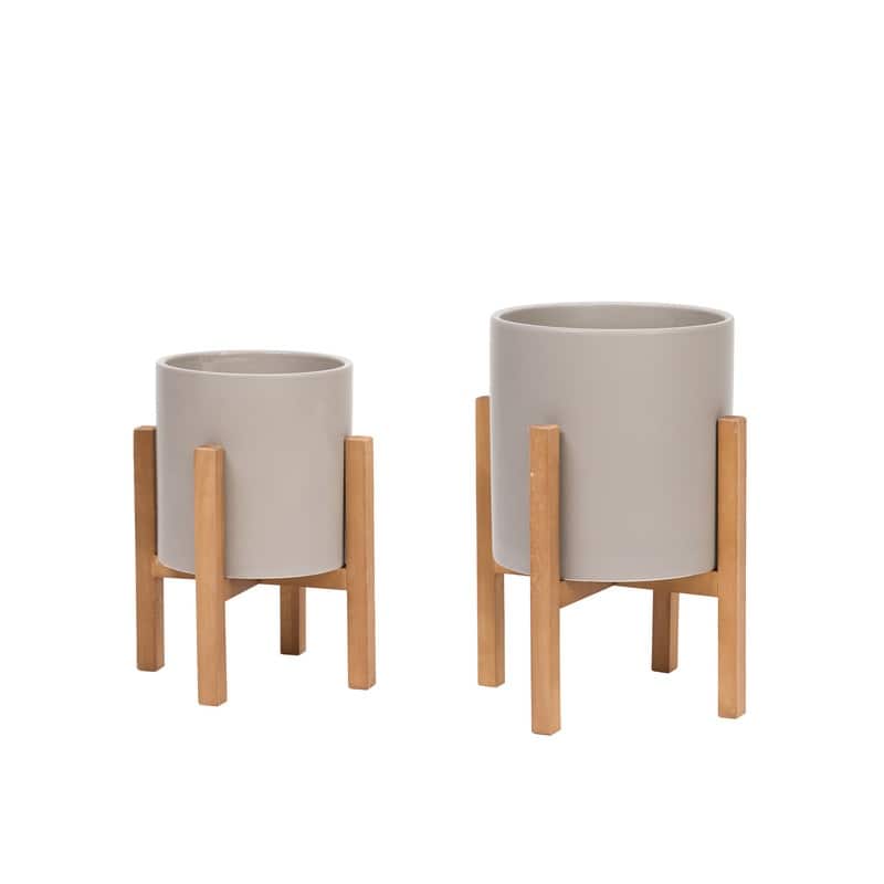 Amara Small Planter Set - 16"H x 11"W