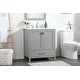 preview thumbnail 6 of 9, Elegant Lighting VF18830 Irene 30" Free Standing Single Basin Vanity