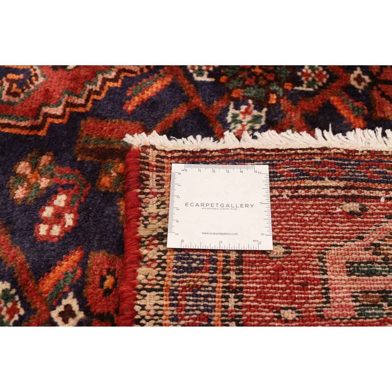 ECARPETGALLERY Hand-knotted Andelz Red Wool Rug - 4'1 x 6'11