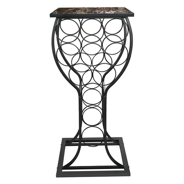 Marble top wine hotsell rack
