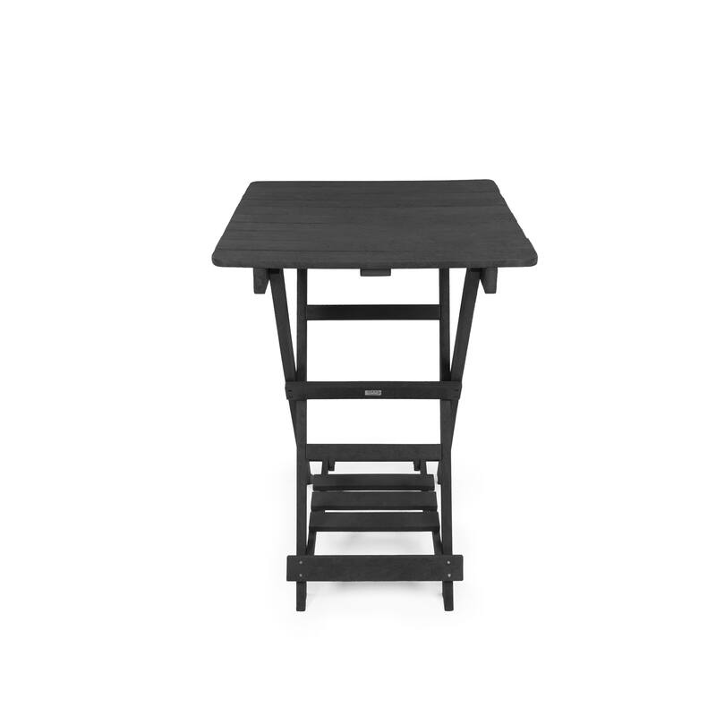 Patagonia Fully Assembled All-Weather Recycled HDPE Outdoor Folding Bar table