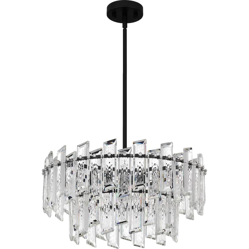 Dion 6-Light Matte Black Pendant