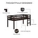 preview thumbnail 11 of 11, Avenue Greene Nyro Twin Wooden Loft Bed