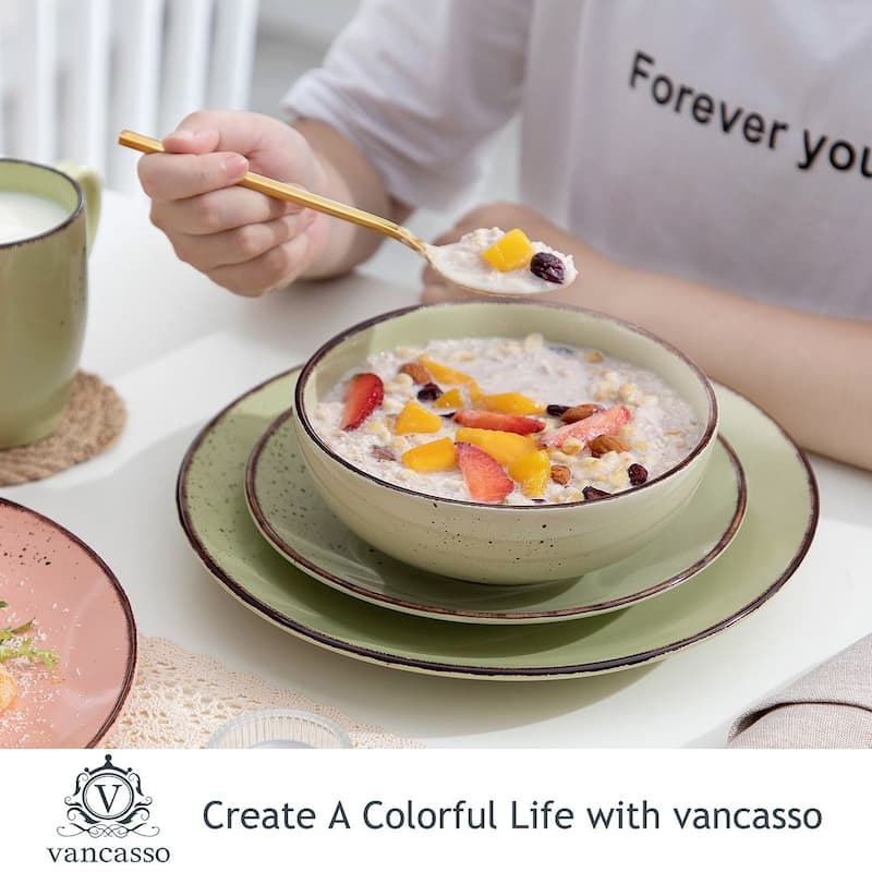 vancasso Navia Multicolored 16 Pieces Dinner set (Service for 4)