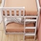 preview thumbnail 5 of 15, Max and Lily Twin over Twin Low Bunk Bed with Ladder on End