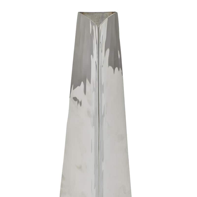 Ceramic Handmade Decorative Vase - White - Roche River Decor - White - 7"W, 31"H