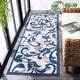 preview thumbnail 57 of 63, SAFAVIEH Amherst Orpha Modern Rug 2'3" x 7' Runner - Ivory/Navy - Runner