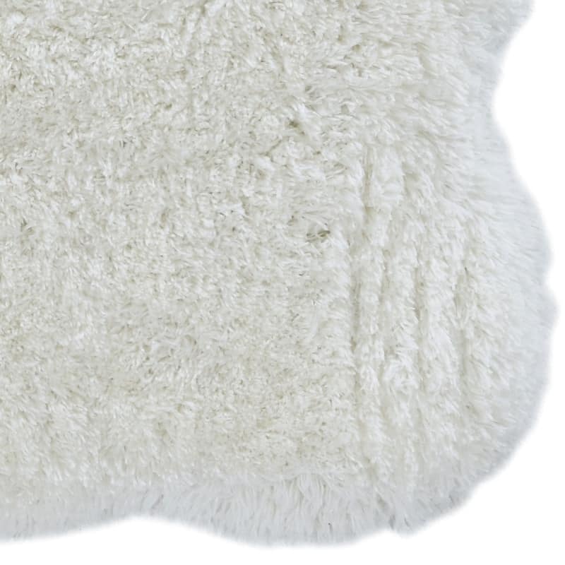 Faux Lamb Skin Shag Hand Tufted Accent Rug