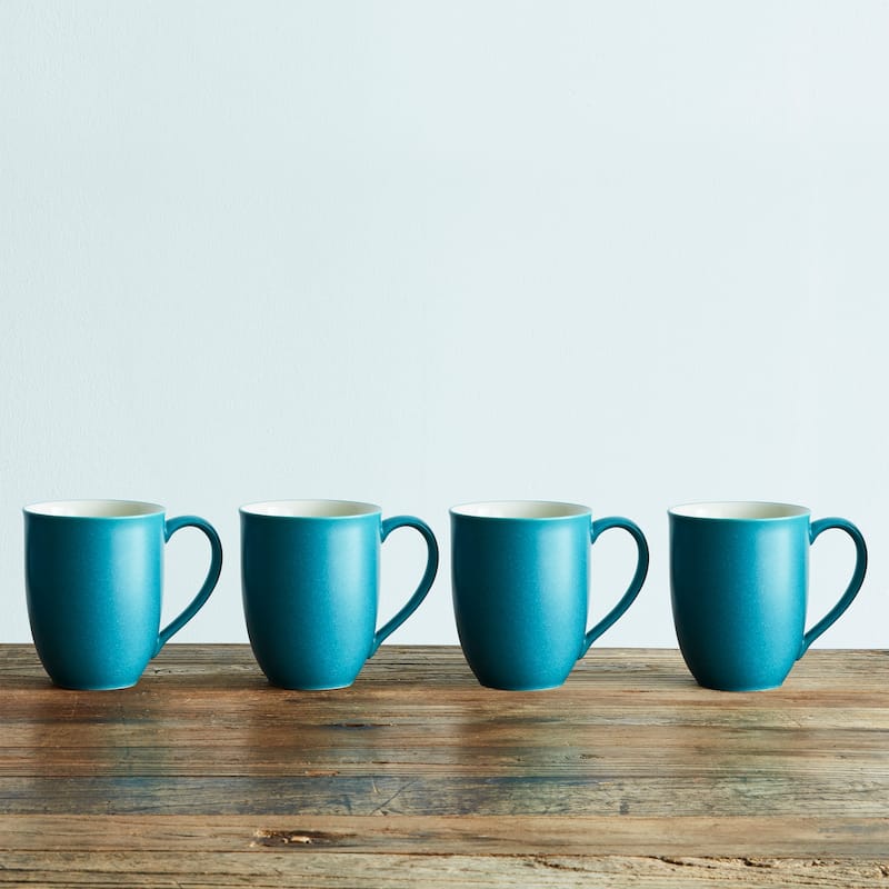 Noritake Colorwave Set Of 4 XL Large Mugs, 18 Oz.