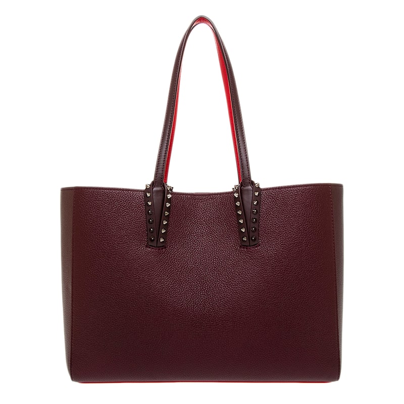 Christian Louboutin Small Cabata Tote Bag - Burgundy