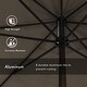 preview thumbnail 19 of 143, North Bend 9-foot Round Auto-tilt, Bronze Finish, Sunbrella Patio Umbrella by Havenside Home