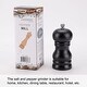 preview thumbnail 16 of 16, 4.5"Wooden Salt Pepper Grinder Mills Shakers w Adjustable Coarseness