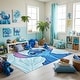 preview thumbnail 12 of 10, Licensed Disney Stitch Modern Hawaiian Character Printed Flannel Non-Slip Washable Indoor Kids Area Rug, 54"x78" - 4'6"x6'6"