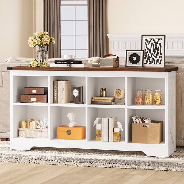 Moasis Farmhouse 6 Cube 8 Cube Storage Shelf Organizer Bookcase Cubby Cabinet On Sale Bed Bath Beyond 40817641