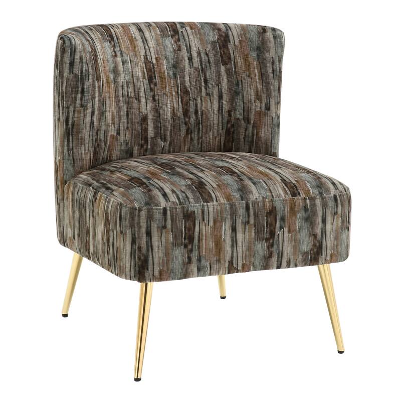 Silver Orchid Harding Slipper Chair