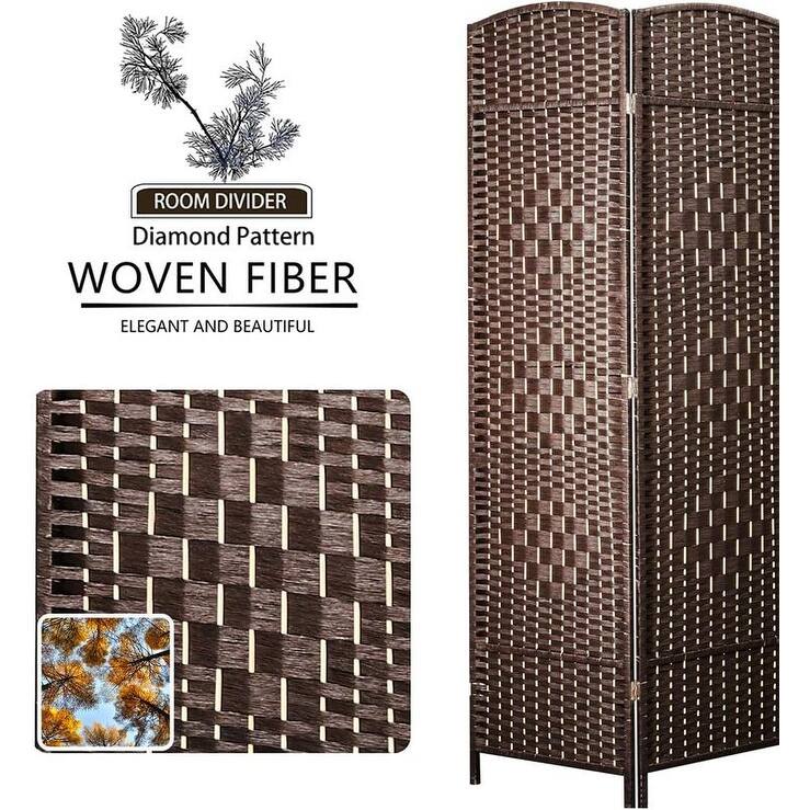 6 Panel Room Divider, Folding Screen