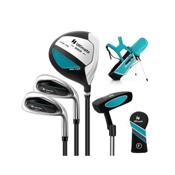slide 2 of 23, Junior Complete Golf Club Set Right Hand with Rain Hood for Kids - 8.5" x 5.5"