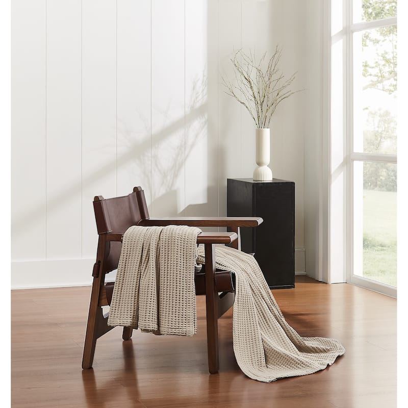 Cannon Heritage Cotton Waffle Blanket and Throw