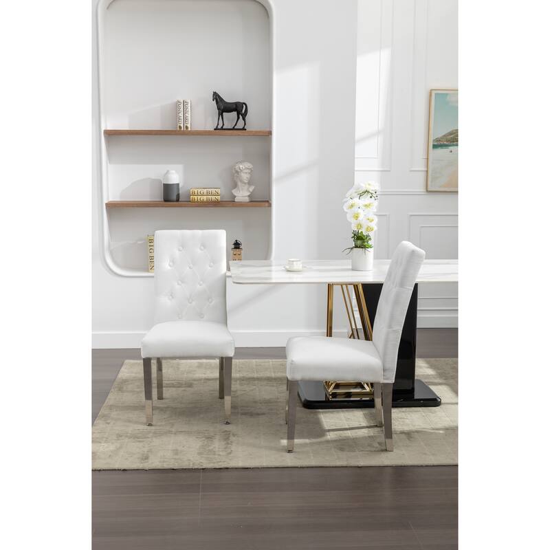 Upholstered Side Chair Dining Chairs (Set of 2)
