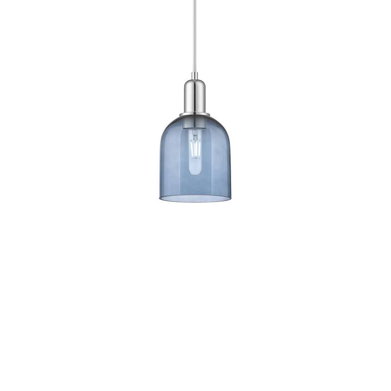 Innovations Lighting 716-1P-11-6 Bella Pendant Bella 6" Wide Mini - Polished Chrome / Blue