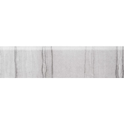 The Tile Life Tampa 3x18 Grey Porcelain Bullnose Wall Tile - 3 x 18 - 1 Piece