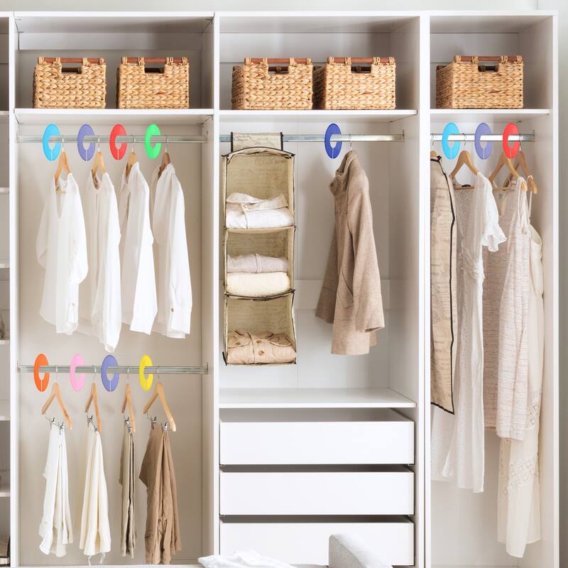 Clothes Dividers 20 Pack Round with Marker Pen