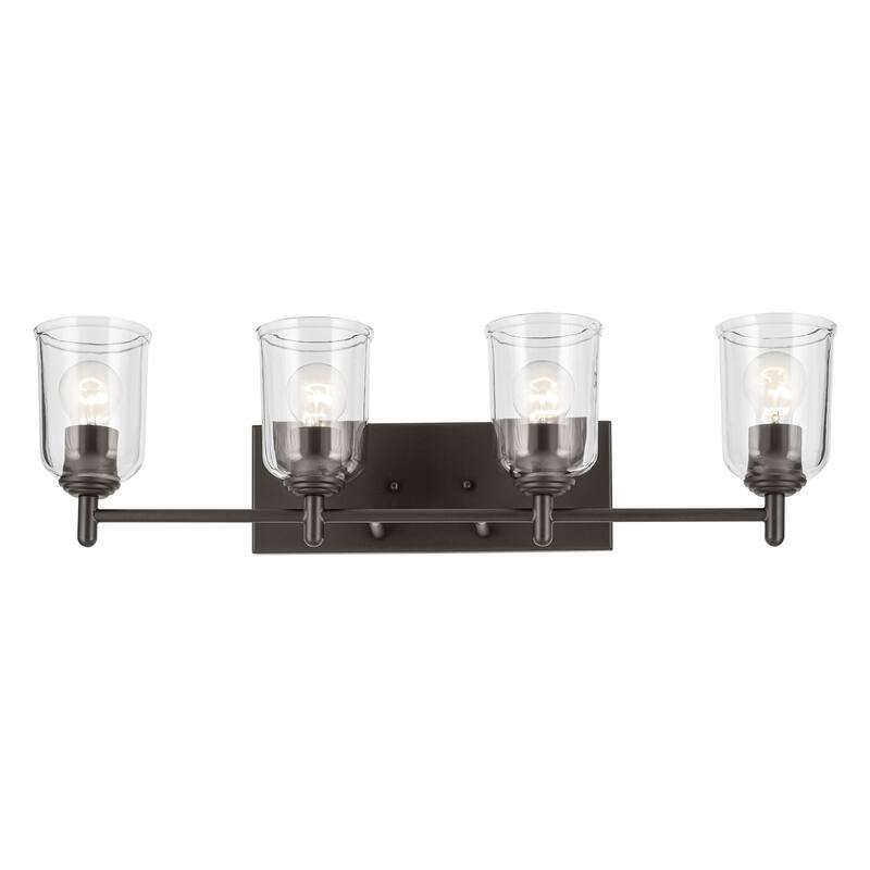 Kichler Lighting Shailene Bathroom Vanity Light with Clear Glass