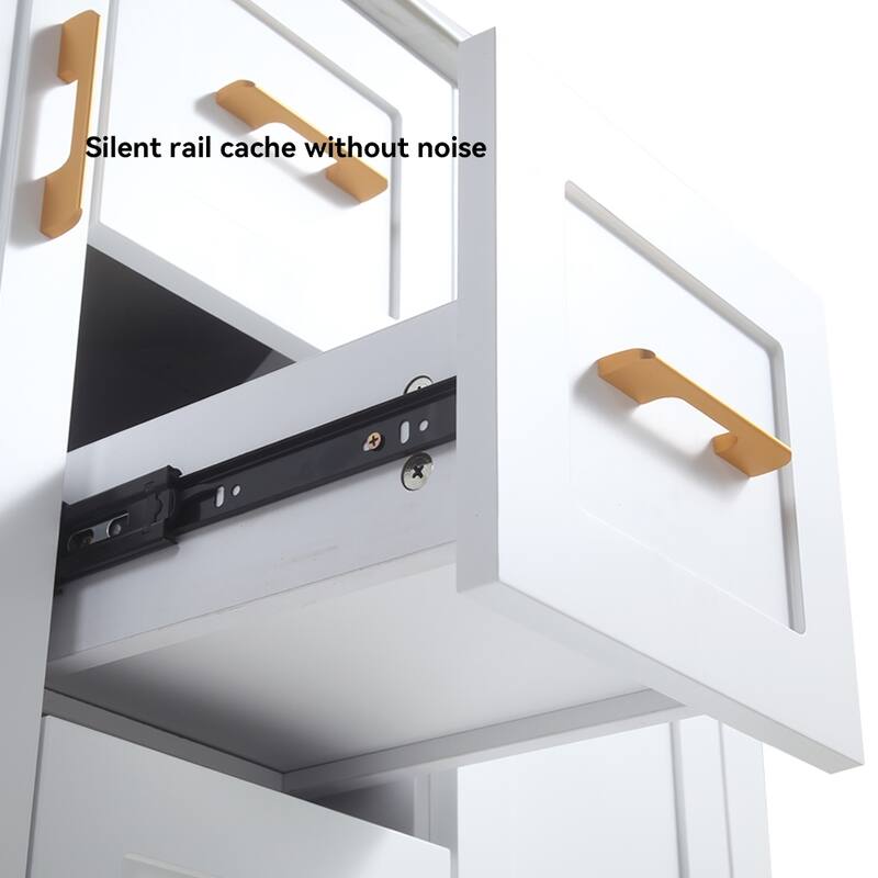 36" Bathroom Vanity with Undermount Single Sink and 2 Doors and 3 Drawers - 36''