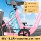 preview thumbnail 29 of 34, DoCred 20"x4" Fat Tire Electric Tricycle, 48V 500W with 7 Speed Ebike