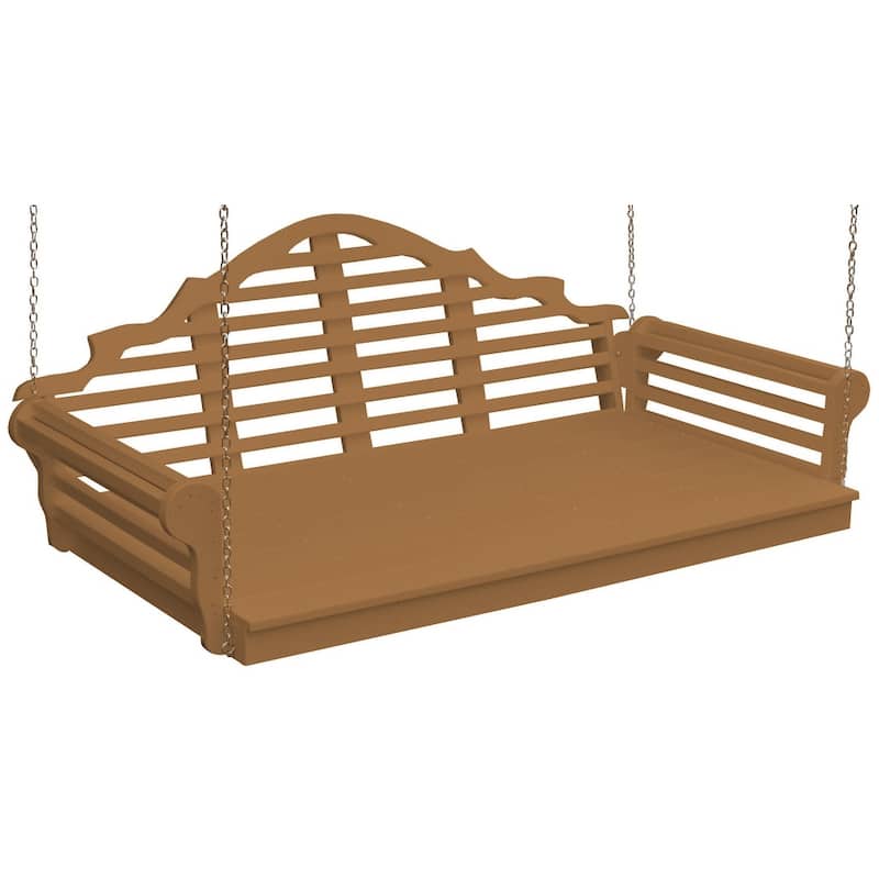 Poly 6' Marlboro Swingbed - Cedar