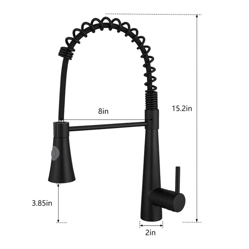 Single Handle Pull Down Kitchen Faucet