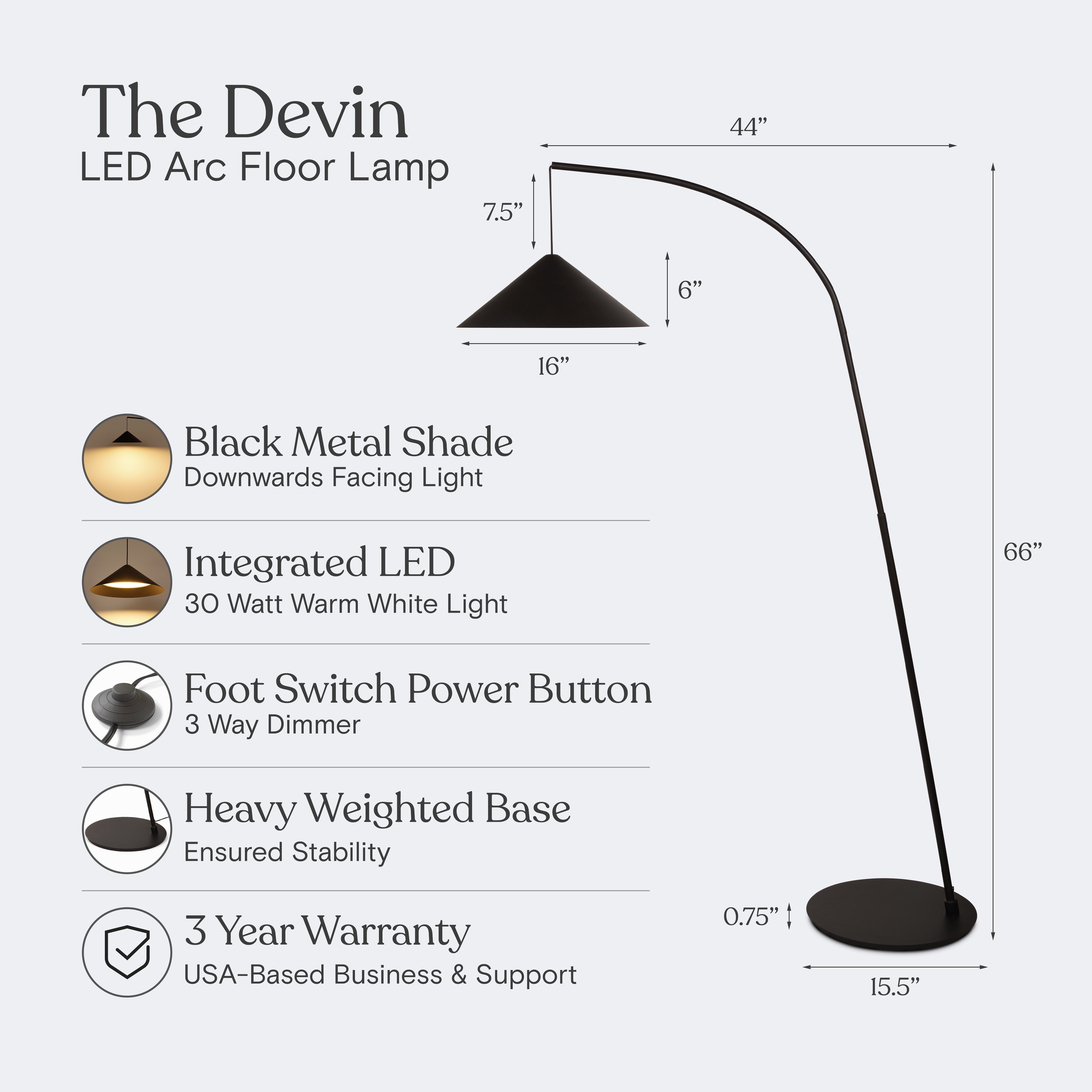 Step dimming clearance