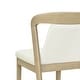 preview thumbnail 11 of 12, Christopher Knight Home - Ashlin Contemporary Upholstered Armless Dining Chairs with Rubberwood Frame, Set of 2