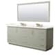 Option Light Green, Bronze Trim, Giotto Quartz Top