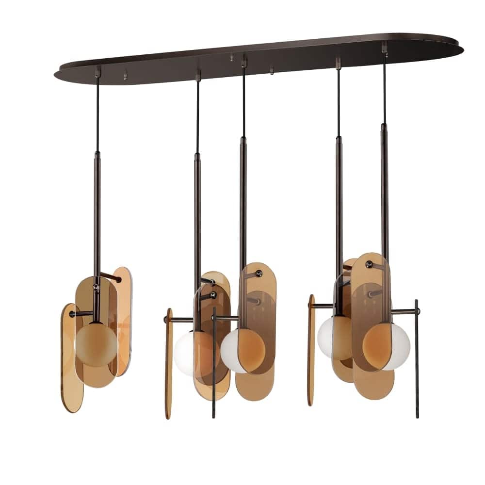 Studio M SM24815AM Megalith 5 Light 48" Wide LED Abstract Linear