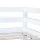 preview thumbnail 14 of 16, White Twin High Loft Bed with Safety Guardrail,Built-in desk,Ladder