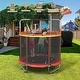preview thumbnail 31 of 39, Kids Trampoline, Adjustable Toddler Trampoline with Safety Enclosure