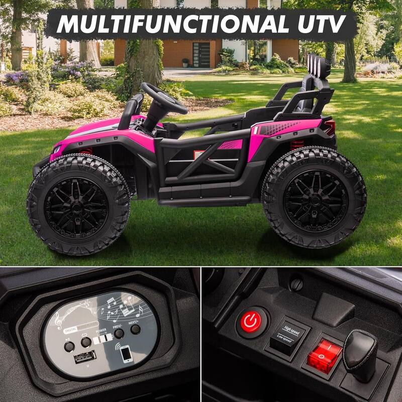 24v Kids Ride on UTV Electric Off-Road Car Toy with Remote Control for Kids Best Gifts