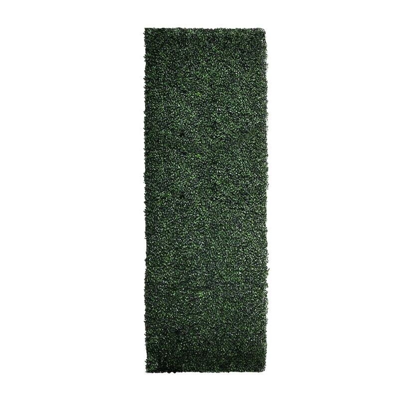 40 in x 120 in Artificial Boxwood Roll Panels for Outdoor Use - 1 Roll - DarkGreen - 1 Roll