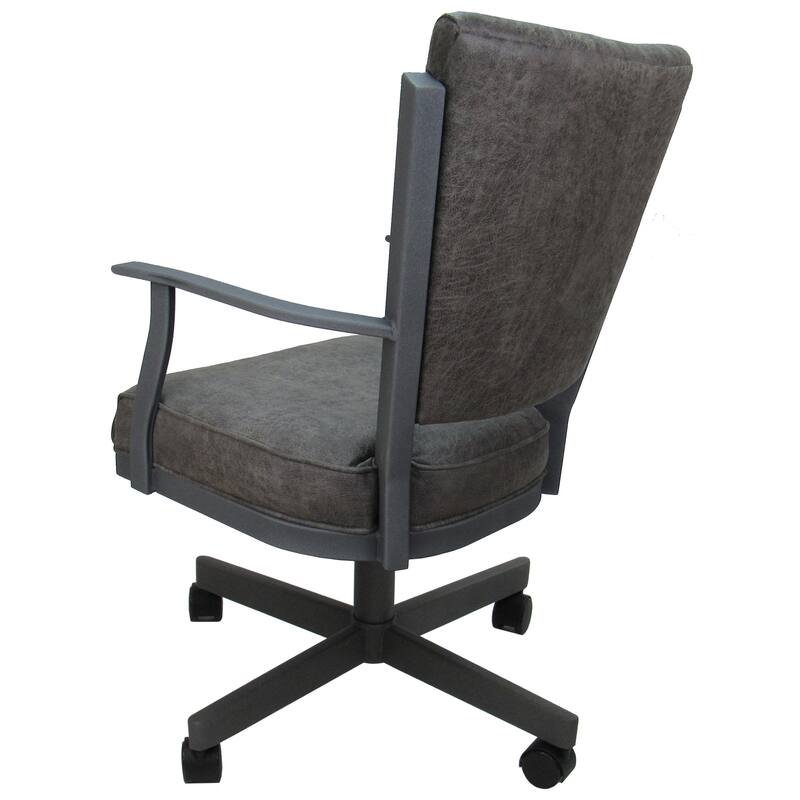 Montana Swivel Metal Dining Caster Chair on Reading Base