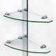 preview thumbnail 11 of 9, DreamLine Unidoor 57-58 in. W x 72 in. H Frameless Hinged Shower Door with Shelves - 57" - 58" W