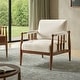 preview thumbnail 3 of 22, HULALA HOME Avidite Farmhouse Solid Wood Arm Chair with Full Assembly