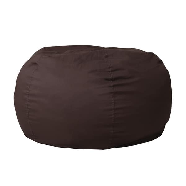 slide 2 of 15, Oversized Refillable Bean Bag Chair for Kids and Adults Brown