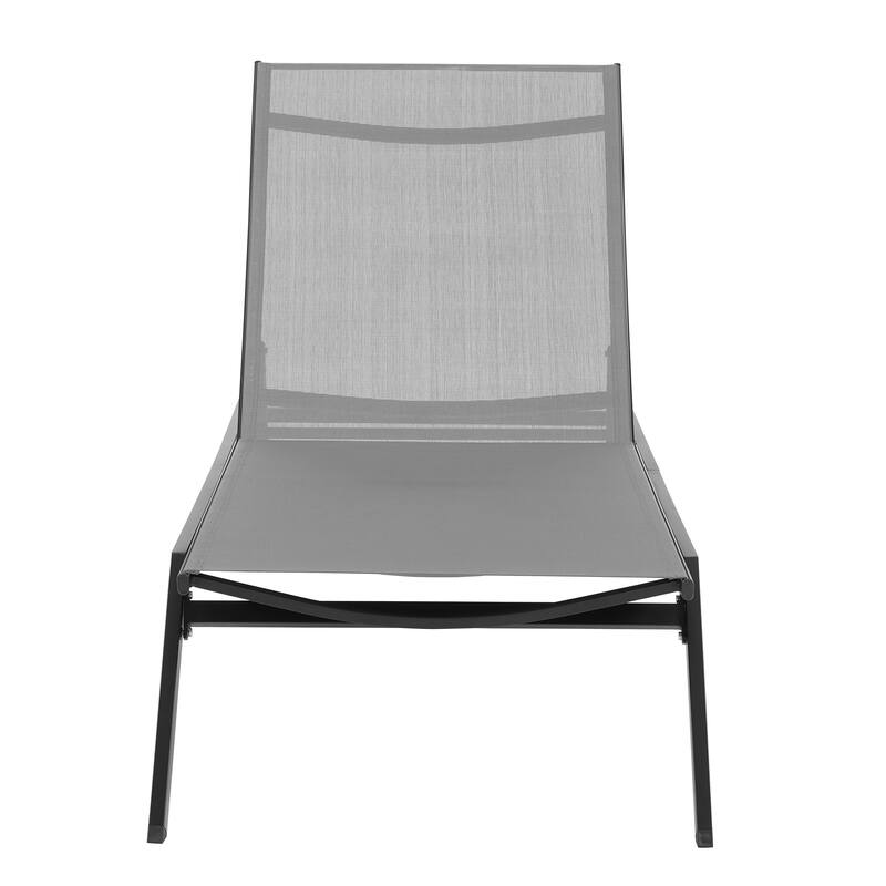 Corvus Torino Adjustable Sling Fabric Patio Chaise Lounge