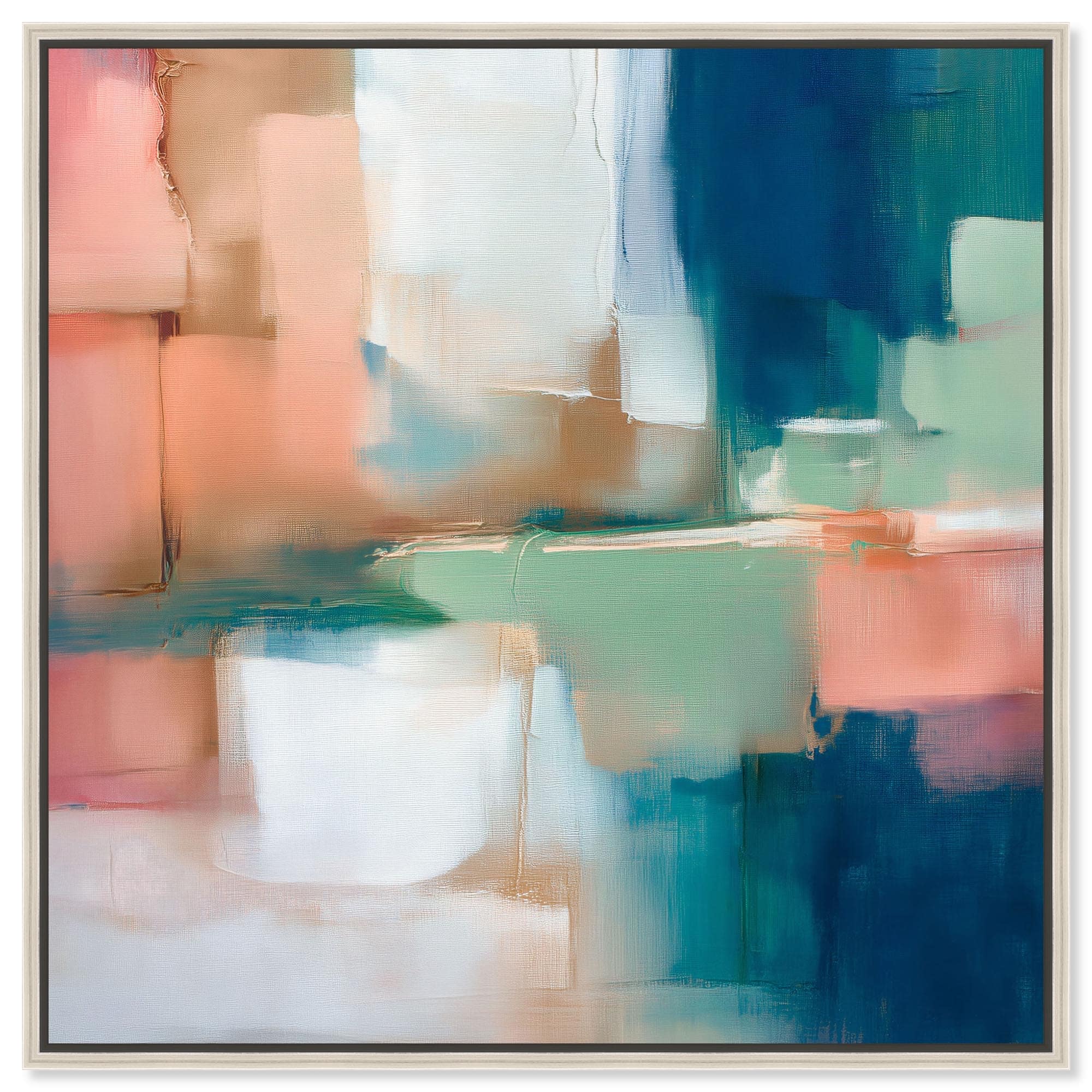 Color Grid Office Wall Decor Canvas Print by Art Remedy