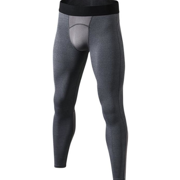 gray compression pants
