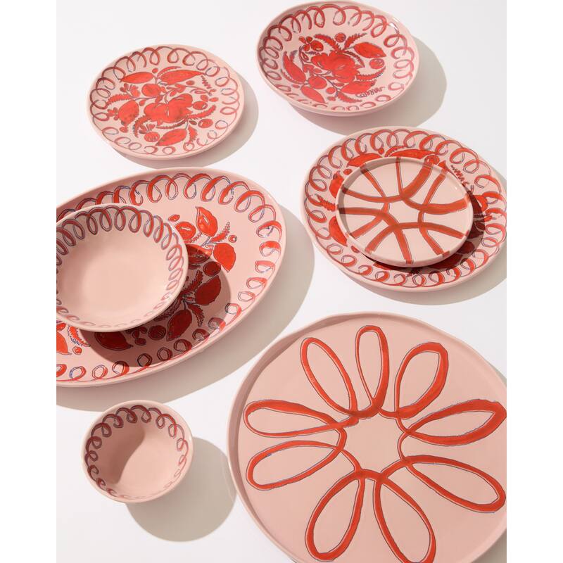 Caravan Amalfi Oval Serving Tray - 15.7" x 11" - 15.7" x 11"