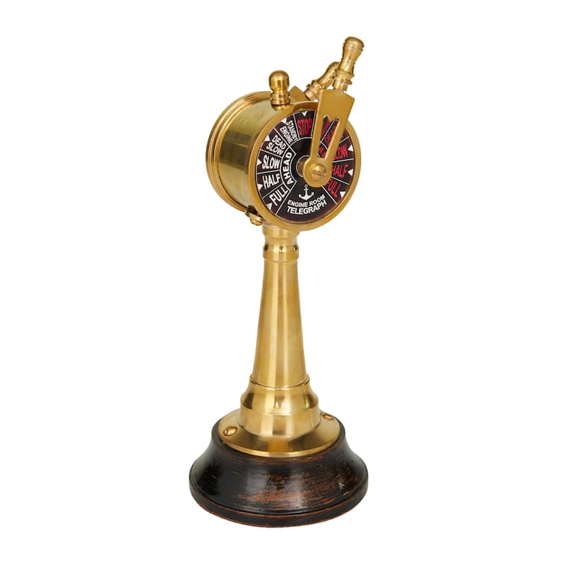 Classic Metallic Ship Telegraph - Gold or Silver